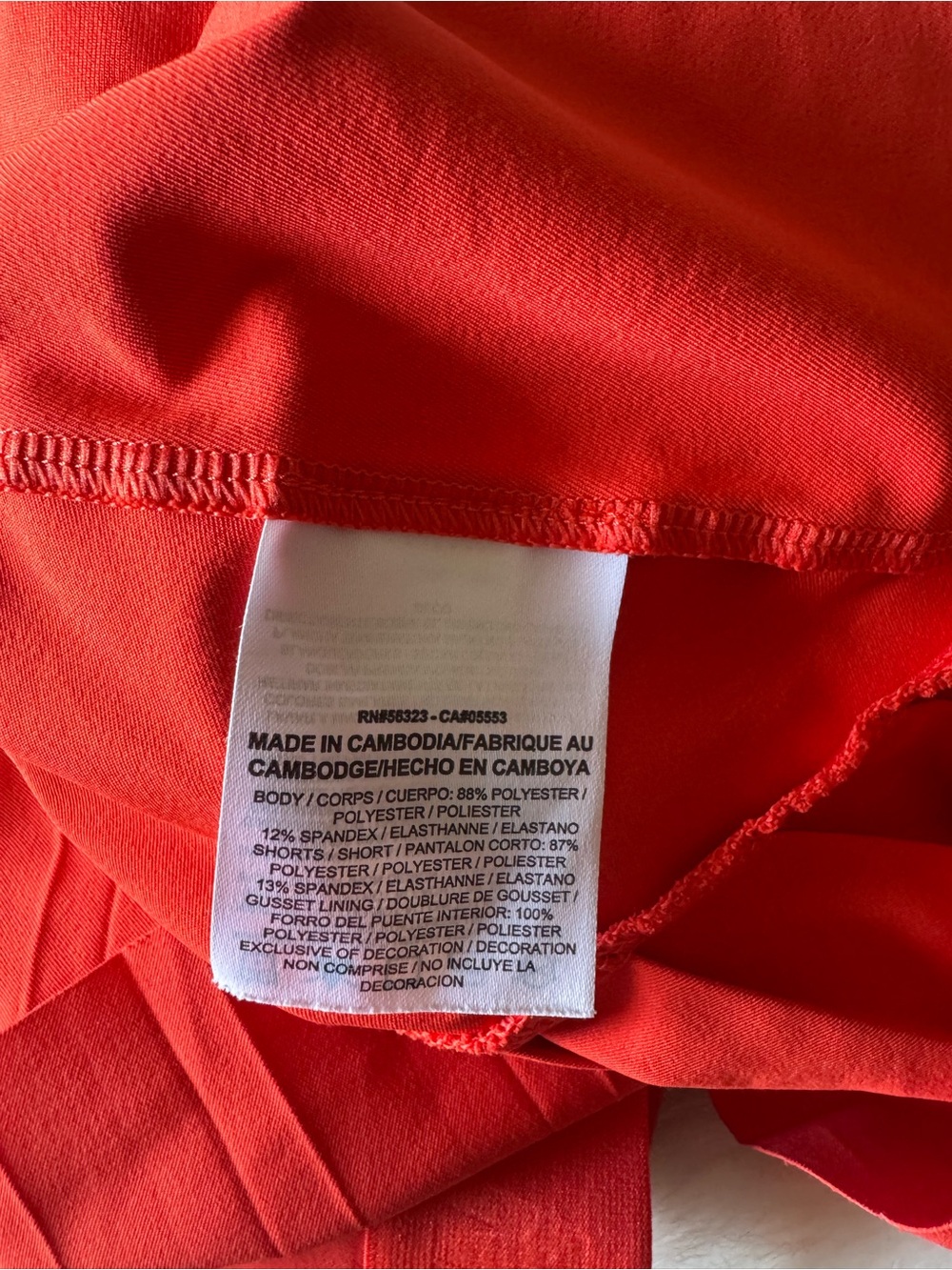 Nike Women’s Red Athletic Pleated Skort - Picture 5 of 12